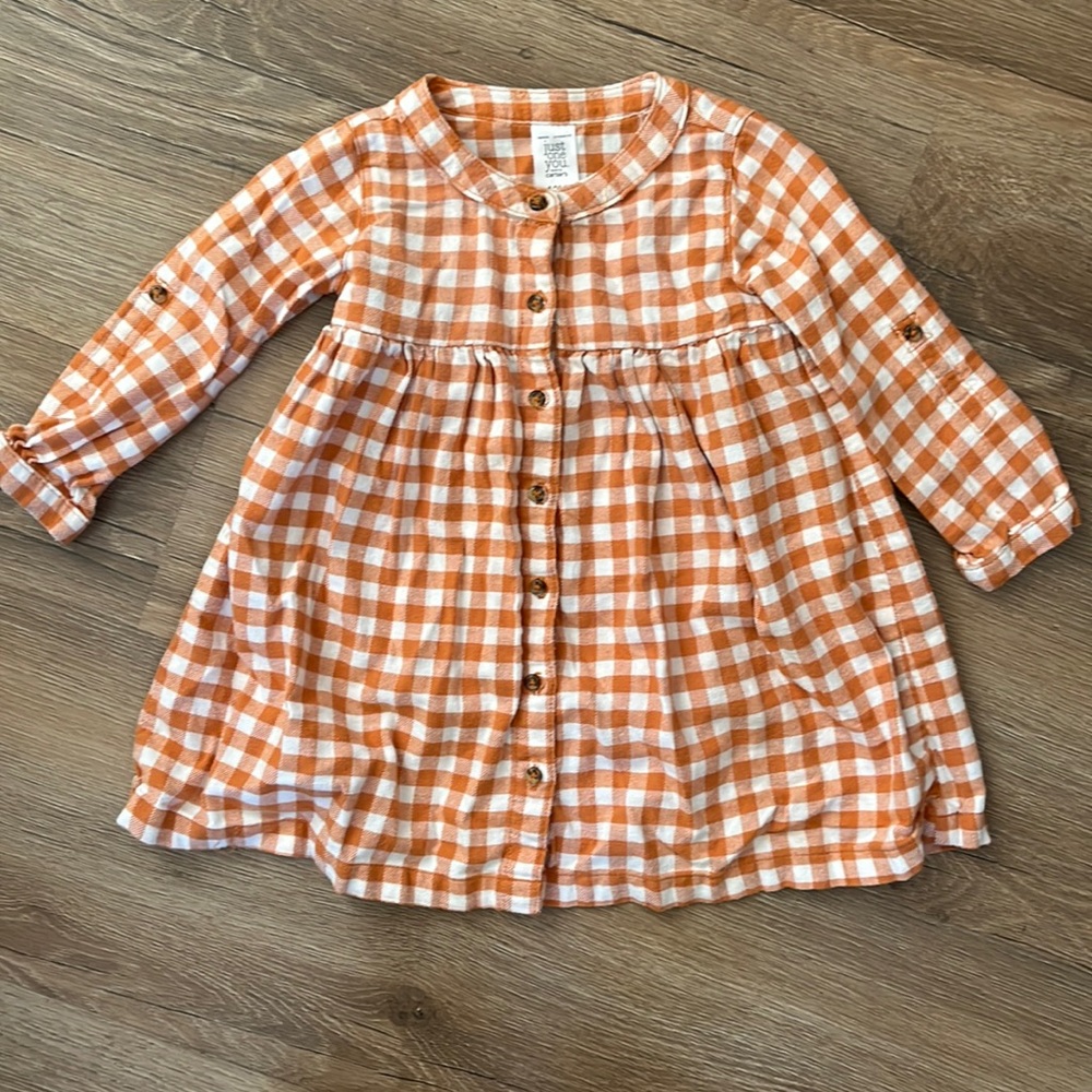 Checkered Dress size 18M